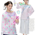 Summer big collar sunscreen hoodie