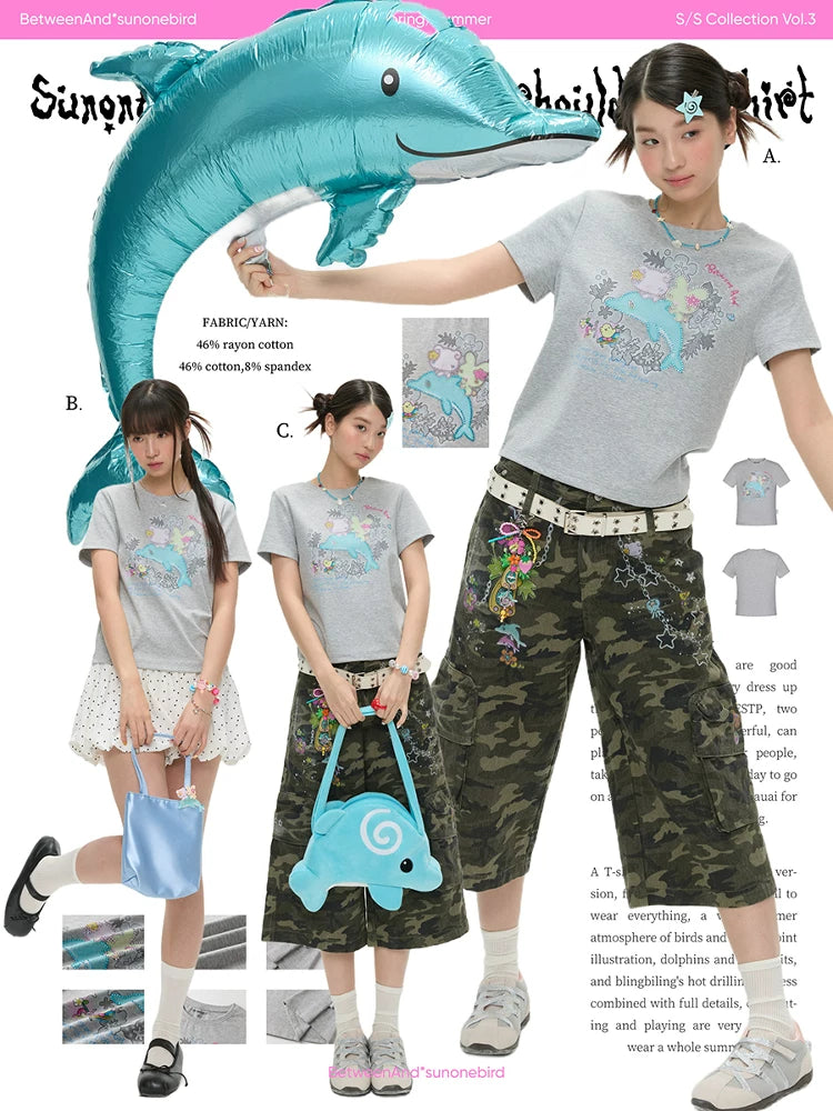 Sunonebird joint iron drill shoulder t-shirt