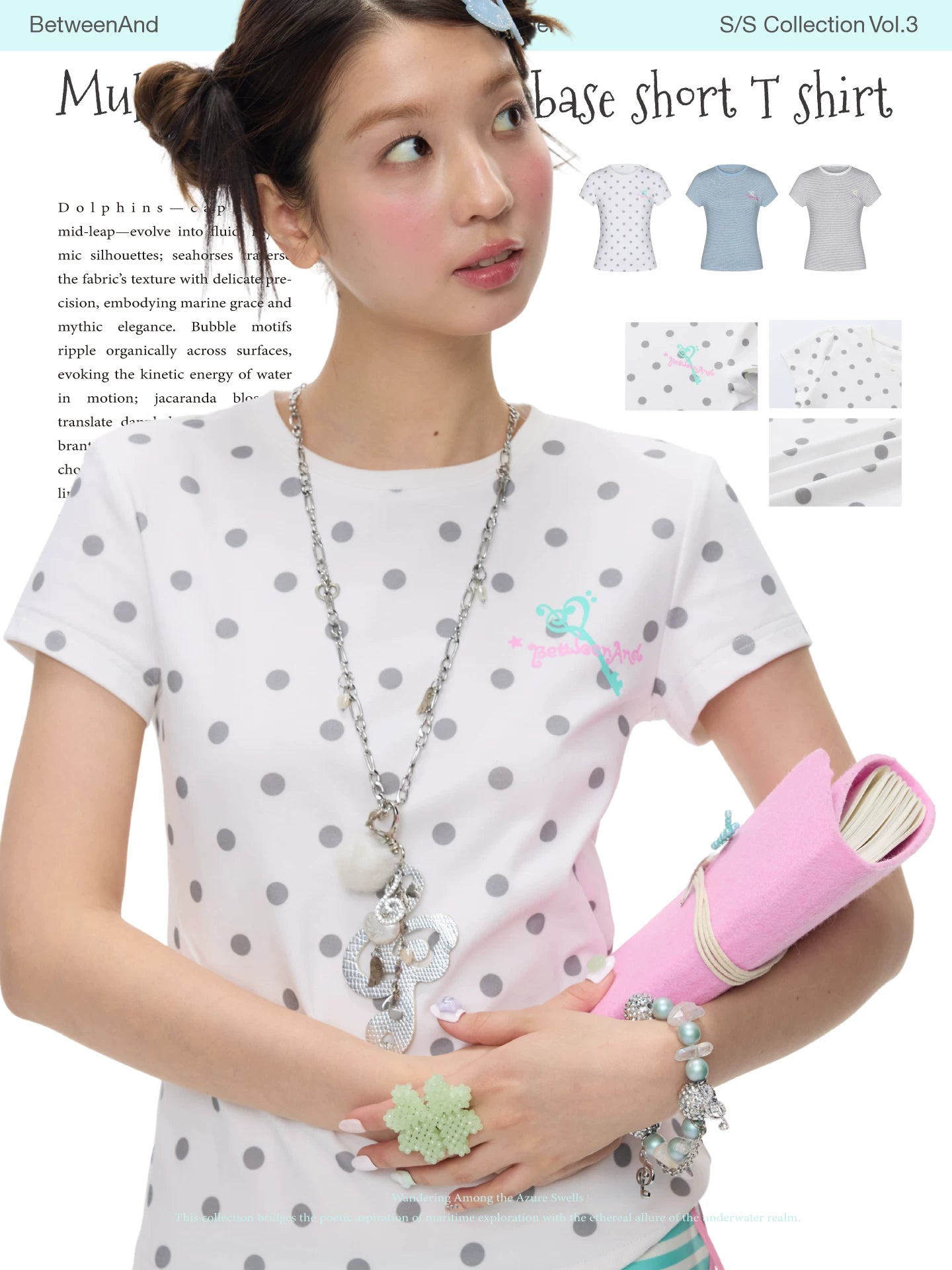 Multi colored shoulder base t-shirt