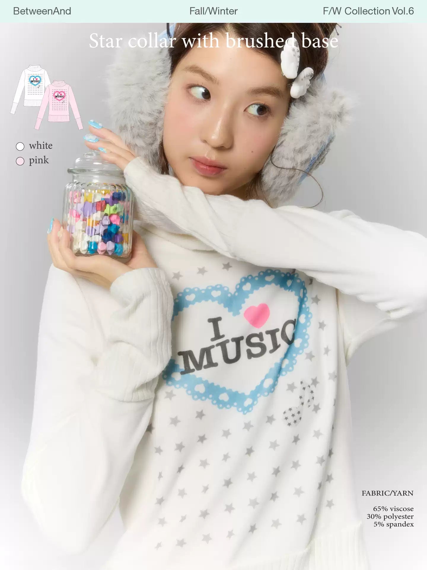 I love music long-sleeve thermal top