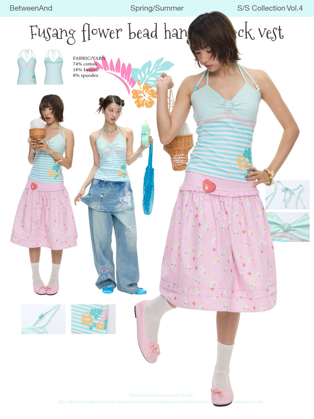 Fusang flower bead top