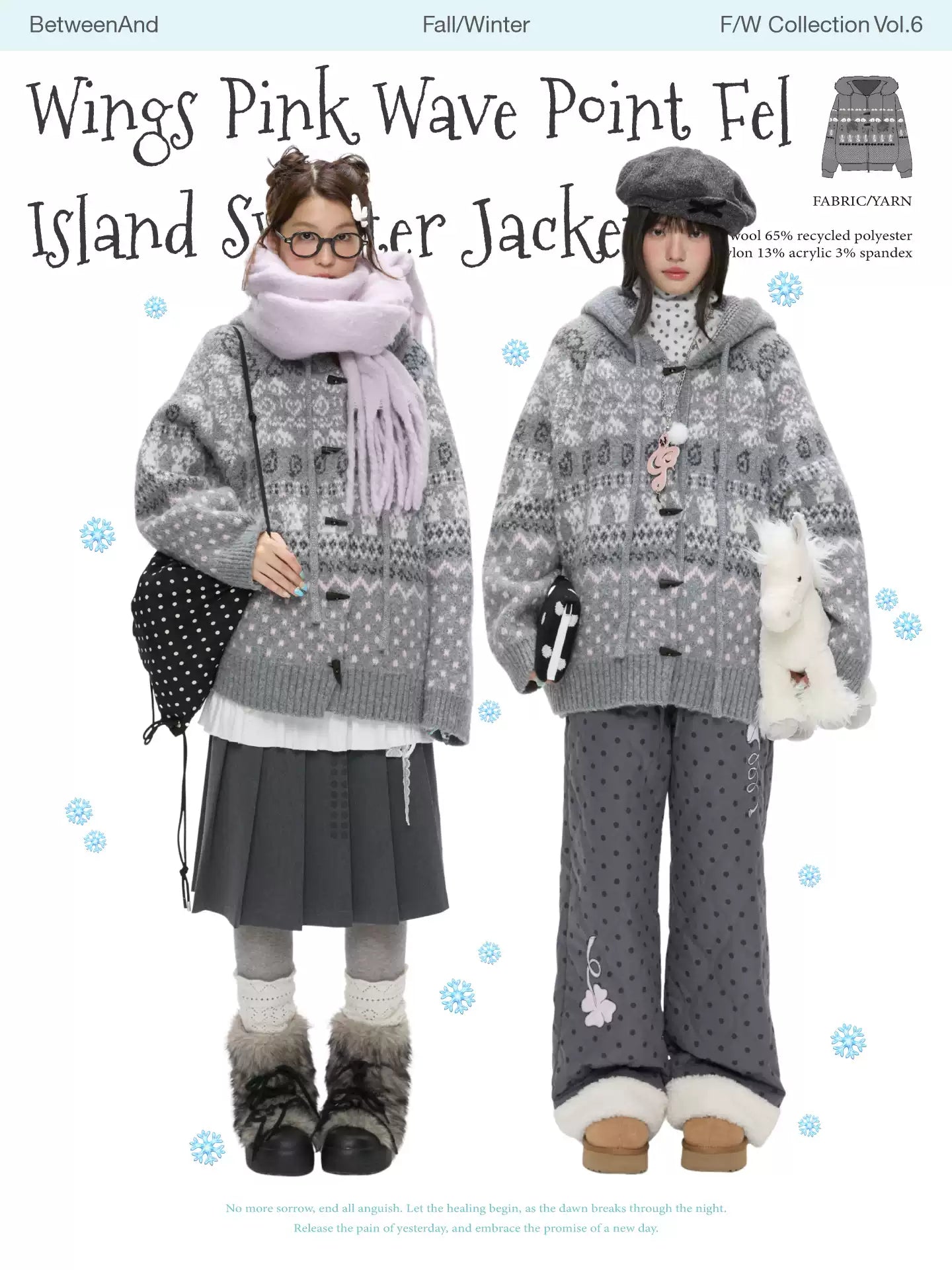 Isle knit cardigan with toggle buttons