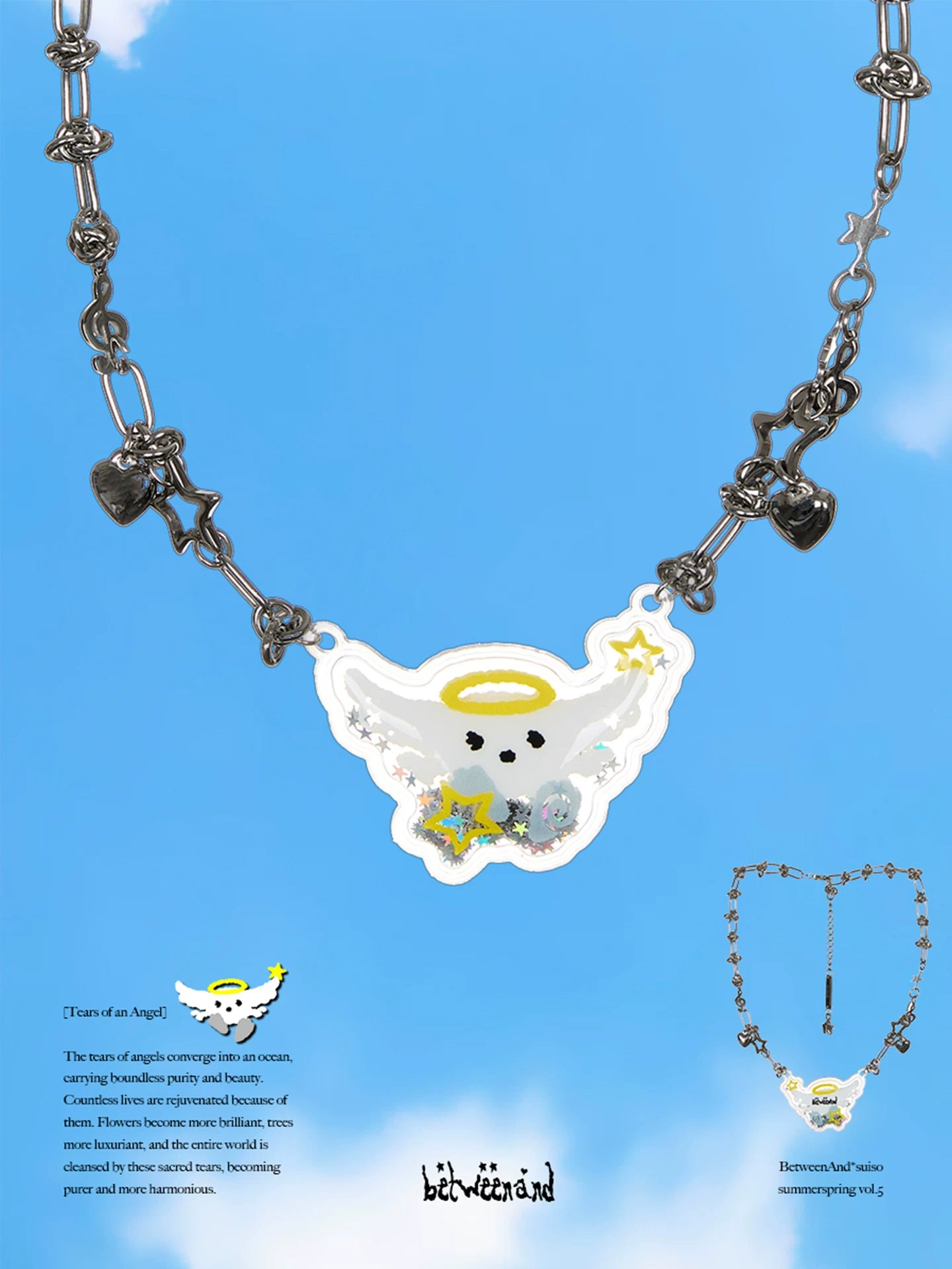 *Suiso collaboration flying star necklace