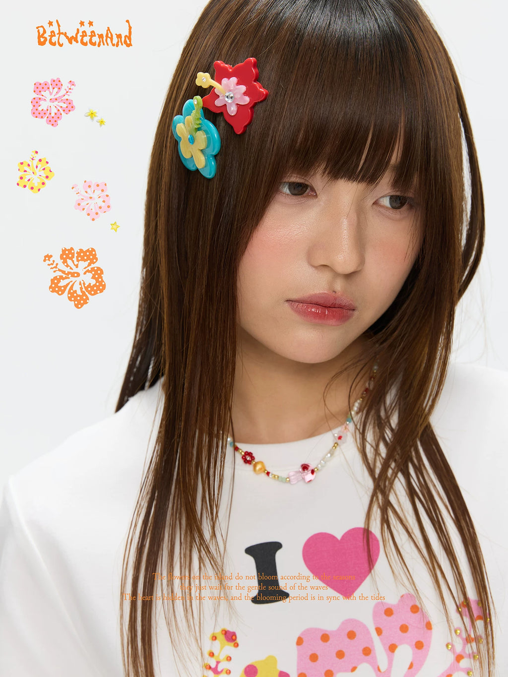 Hibiscus flower hairpin