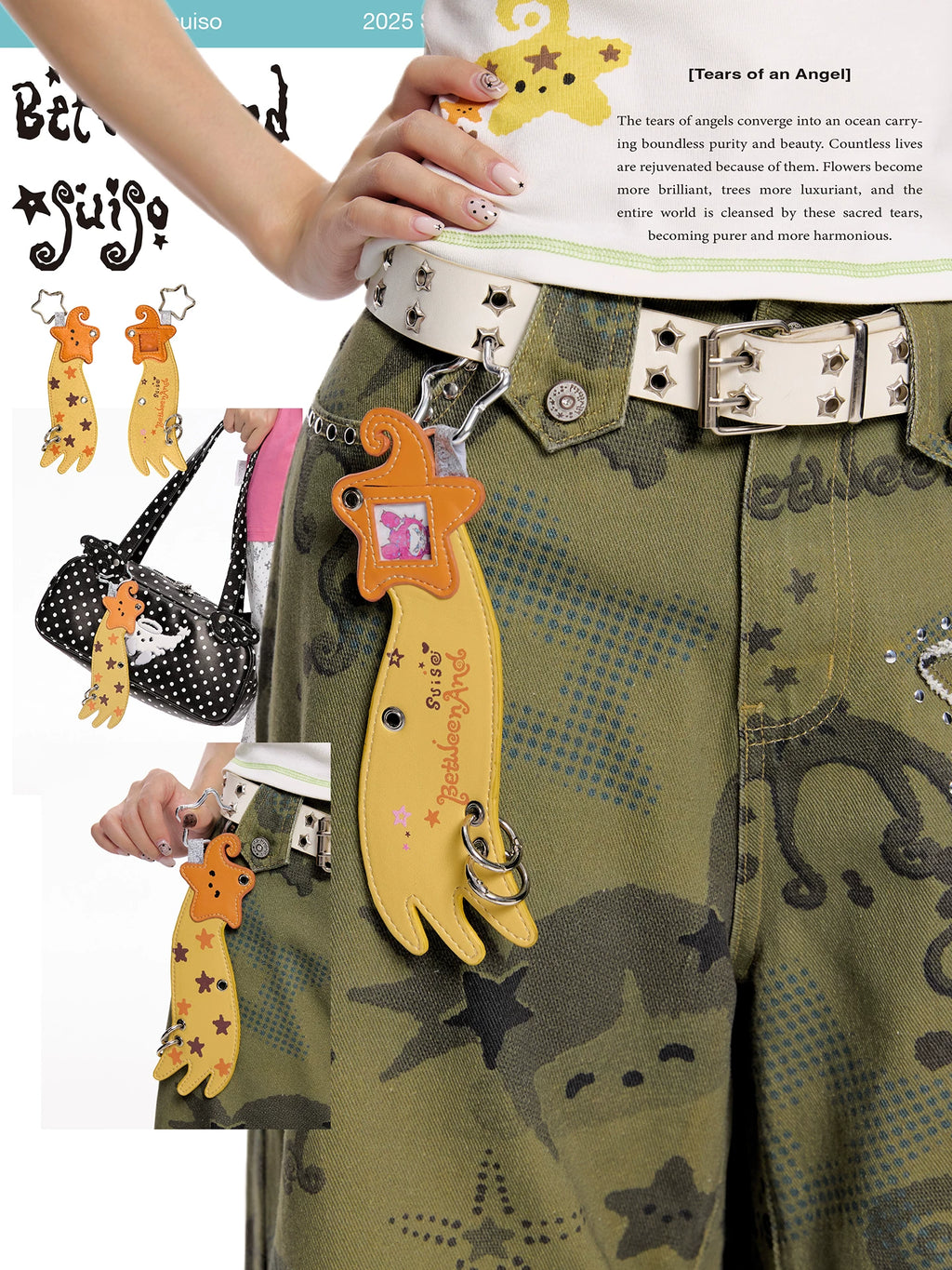 *Suiso collaboration star-shaped pendant / bag charm